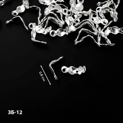 Каллот для біжутерії 0.8 см ЗБ-12 (≈20 шт.) 