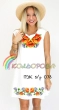 Women's Sleeveless Dress PJ B/R-078