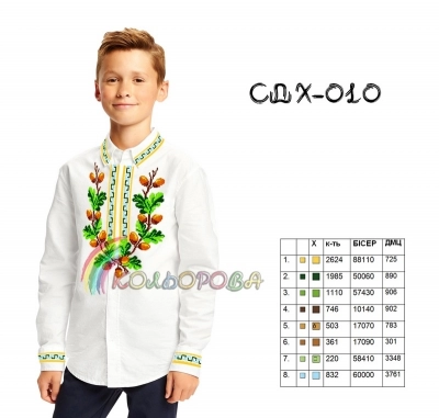 Сорочка дитяча (хлопчики 5-10 років) СДХ-010