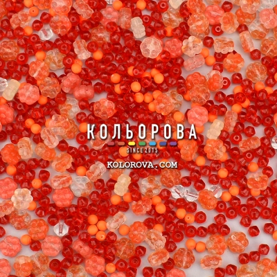 Preciosa 92-Mix-Flower10-Orange