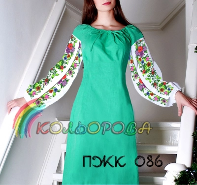 Платье женское комбинированное ПЖК-086