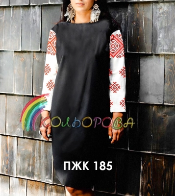 Платье женское комбинированное ПЖК-185