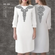 Women's Dress with Sleeves PJ-220