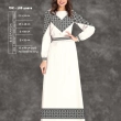 Women's Dress with Sleeves PJ-188 (Long)