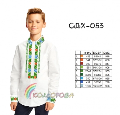 Сорочка дитяча (хлопчики 5-10 років) СДХ-053