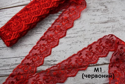 Кружево синтетическое М1 (красный)