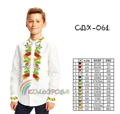 Сорочка детская (мальчики 5-10 лет) СДХ-061
